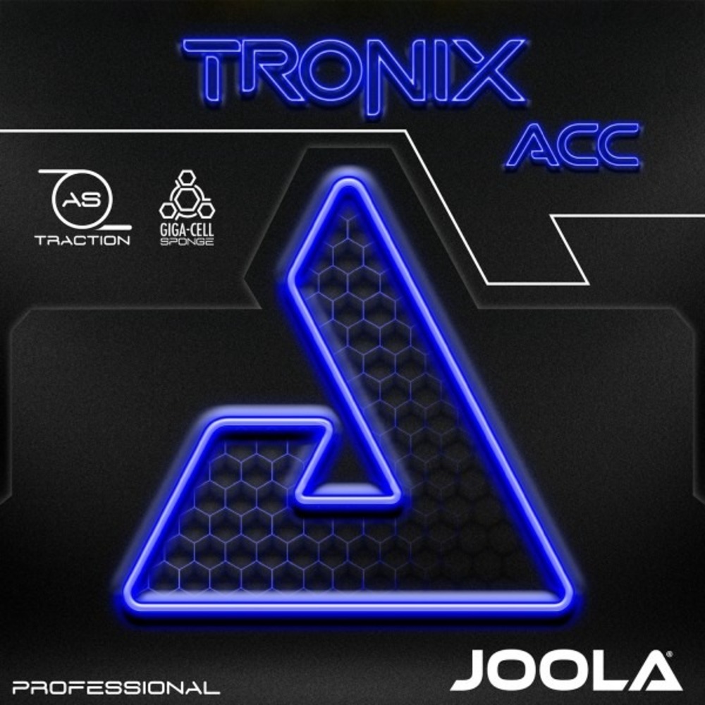 파란색 TRONIX ACC 로고와 Giga-Cell 스펀지 표시가 있는 줄라 러버 패키지